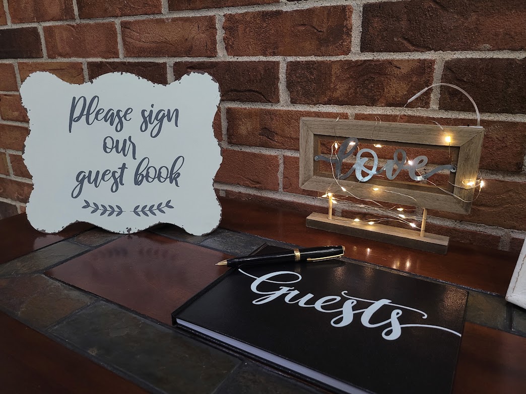 Guest Book Table